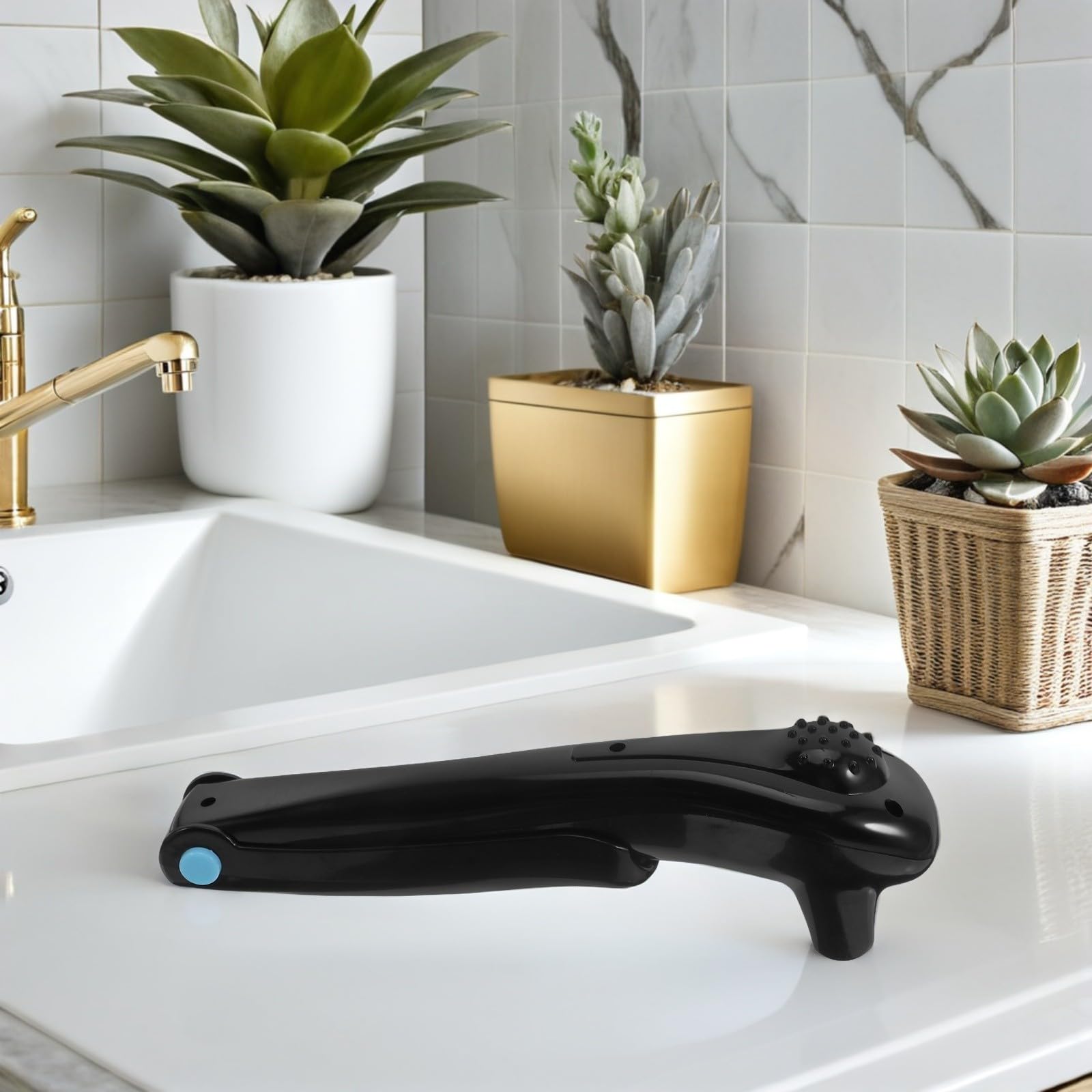 Depiladora Eléctrica Afeitadora Corporal Portátil sin Cables Negra para Espalda para Depilación Fácil y Confiable para Hombres Cuidado Personal en Viajes y Uso Diario