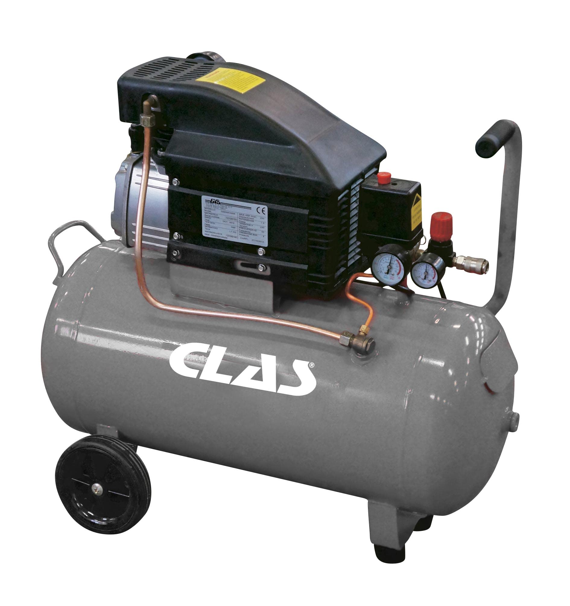 Compresseur d'air comprimé 50l 2CV 230V - OP 3603 - CLAS Equipements