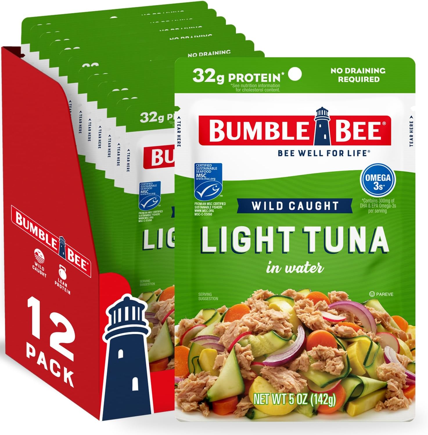 Chunk Light Tuna Pouches