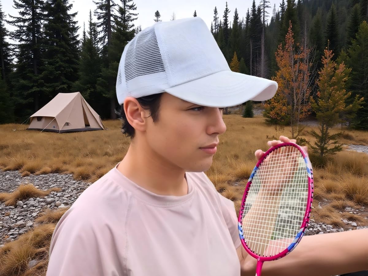 6LK Unisex Snapback Trucker Baseball Hats Mesh Back Adjustable Size for Outdoor Activities - Image 5