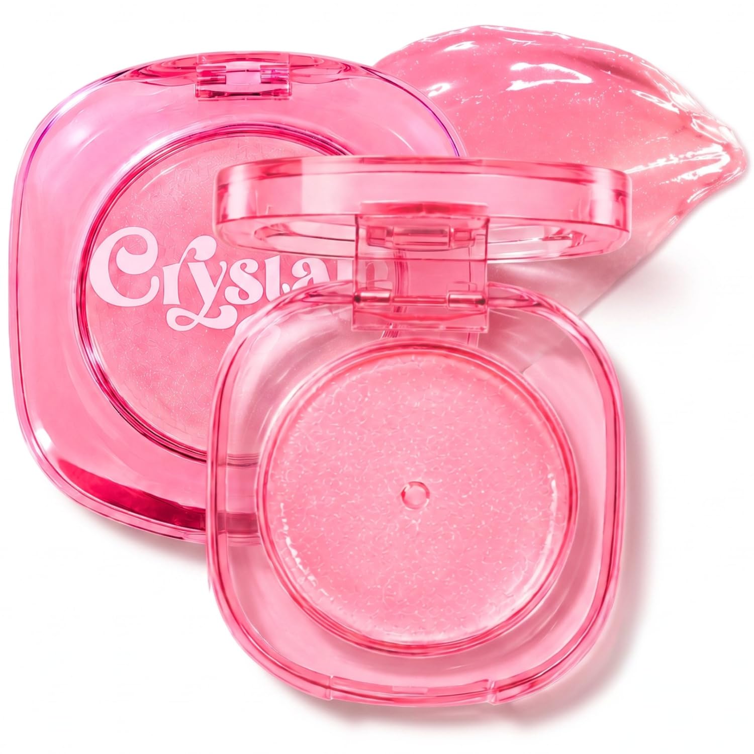 Blusher for Cheeks & Lips, Crystal Jelly Balm Pink Tint, pH-Adaptive Rosy Flush, Lightweight Buildable Makeup Compact for Women, Daily Beauty Use-picture-19