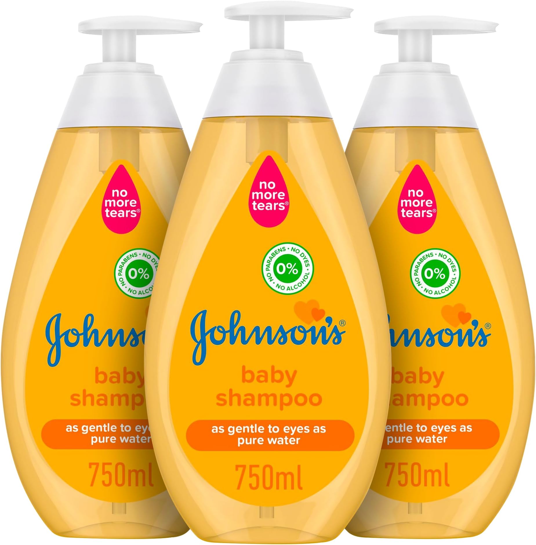 Johnson's Baby Shampoo 750ml 2+1 Buy Online at Best Price in KSA