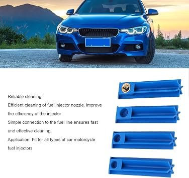 Fuel Injector Cleaner Kit, Fuel System Cleaner, Fuel Injector Nozzle Flush Cleaner Kit Set Effective Cleaning Improves Fuel Efficiency Versatile Easy to Use for Car Motorcycle