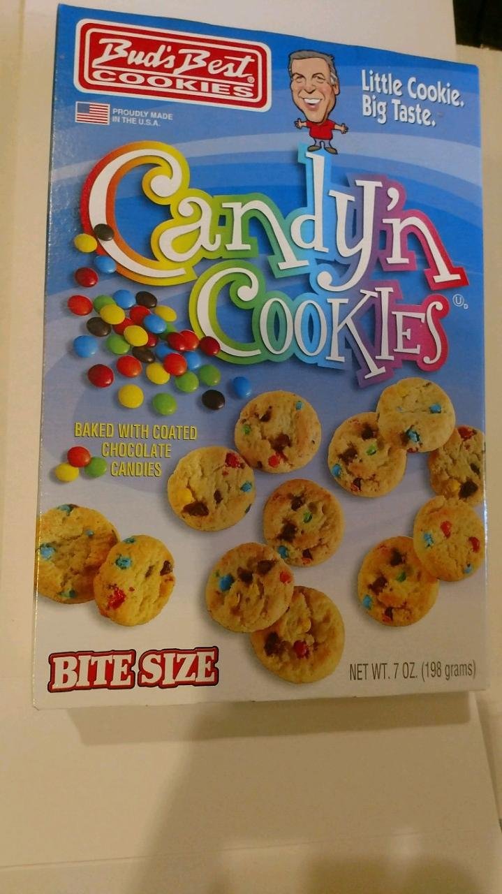 Candy'n Cookies Bite Sized Cookies Baked with Coated Chocolate Candies