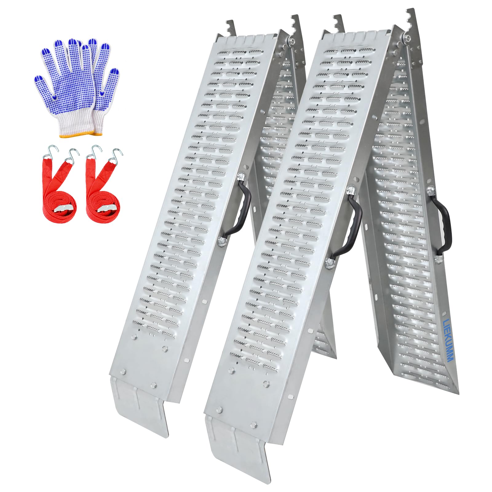 Amazon.co.jp: LIEKUMM ラダーレール 長さ188cm 折畳み バイクスロープ