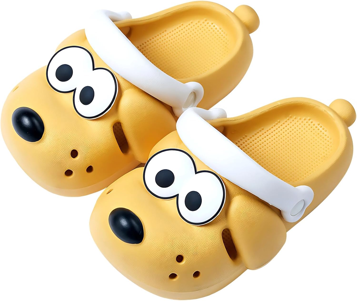 Kids Cartoon EVA Clogs, Cute Dog Slippers, Antislip Indoor Outdoor Sandals, Soft Breathable Lightweight Toddler Boys Girls