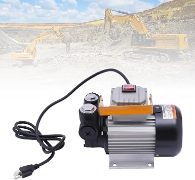110V AC 550W Self Priming Electric Transfer Pump, Transfer Pump Fuel Diesel Kerosene Biodiesel Pumps For Vehicles,Construction Sites, Farms
