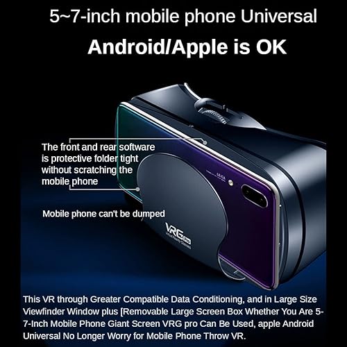 Miniatura 8 de The Best Virtual Reality 3D Gaming Glasses System for Vr Headsets Vr Headsets for I-Phone and Android Phones Gifts for Children and Adults