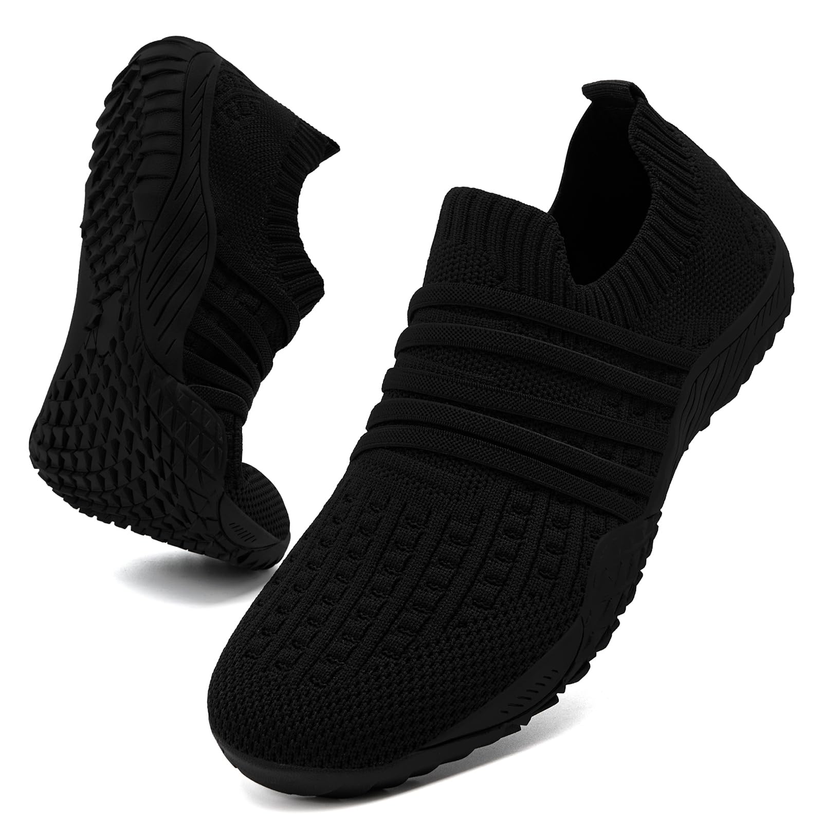 MGNLRTI Barfußschuhe Damen Barfuss Schuhe Turnschuhe Sportschuhe Sneaker Sommerschuhe Leichte Hallenschuhe Fitnessschuhe Weich Barfussschuhe Stoffschuhe Traillaufschuhe