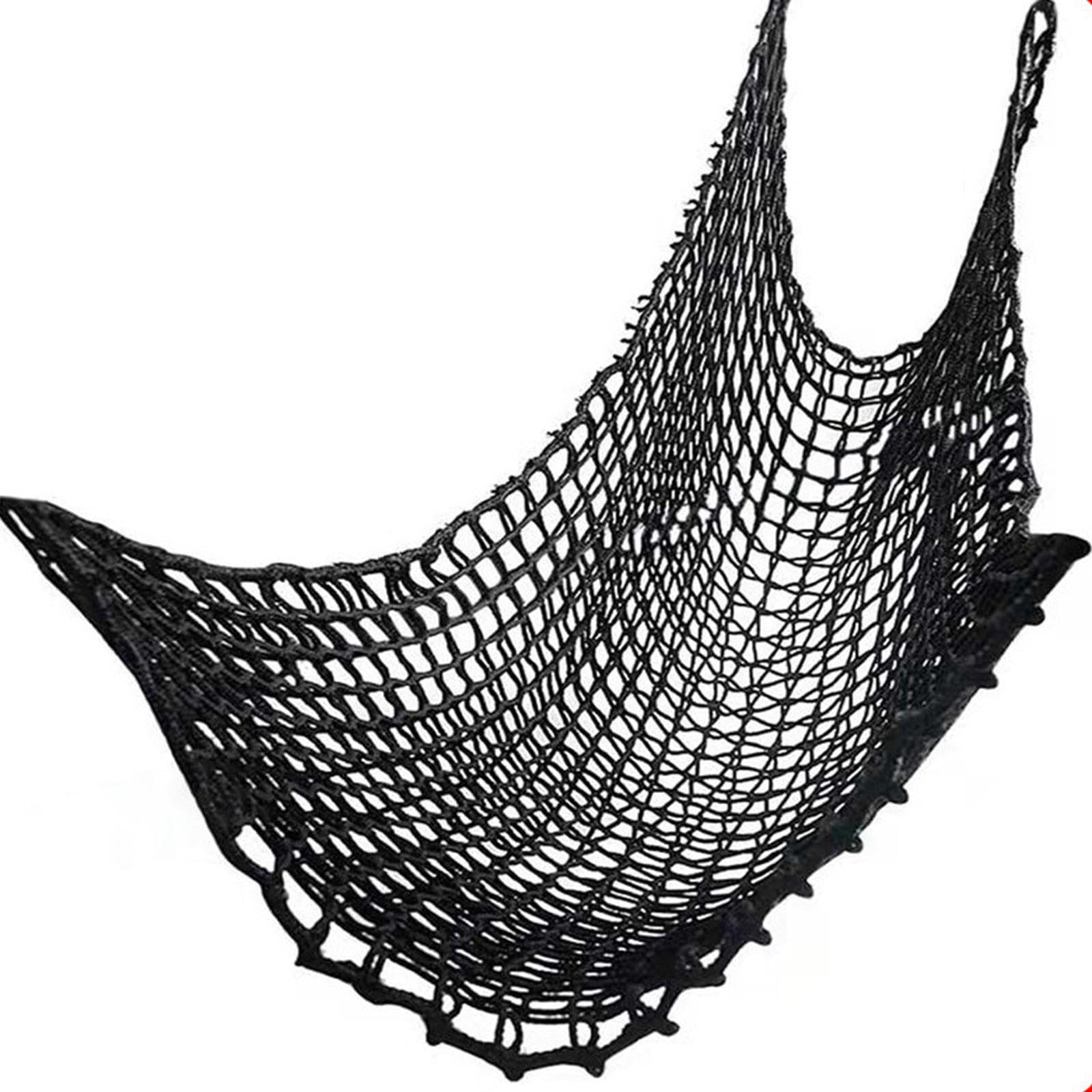 Kletternetz für Kinderspielplätze bietet Halt und Sicherheit dank knotenloser Konstruktion für erhöhte Sicherheit. Geeignet für Klettergeräte im Freien, Schwarz, 3 m x 3 m