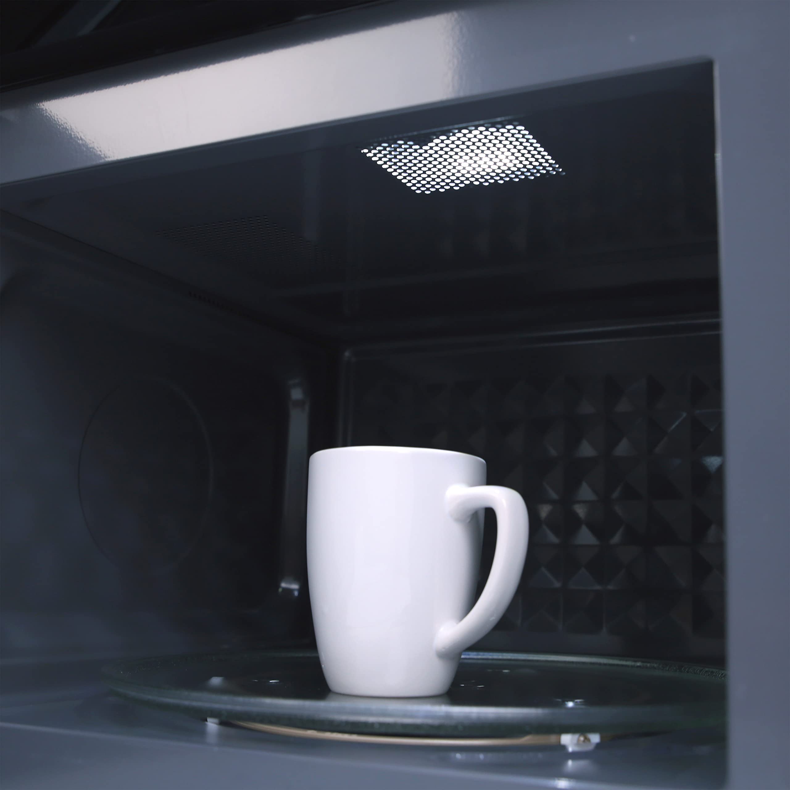 MOTR13D3S Horno microondas de 1000 vatios sobre el rango con descongelación automática, modos de cocción preestablecidos, bloqueo de seguridad para niños, panel de control electrónico y 8