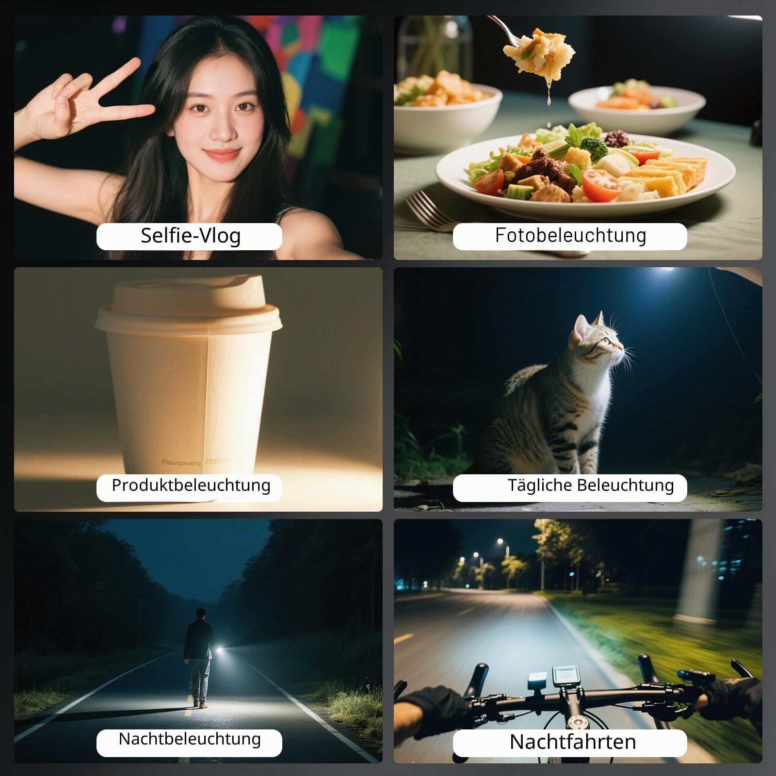 Mini-Licht für DJI Action-Kamera, Pocket 3 Fill Lighting Cold Hot Shoe LED Vlogging Licht Befestigung für DJI OSMO Pocket 3 Action 5 Pro 4 3, für GoPro Zubehör