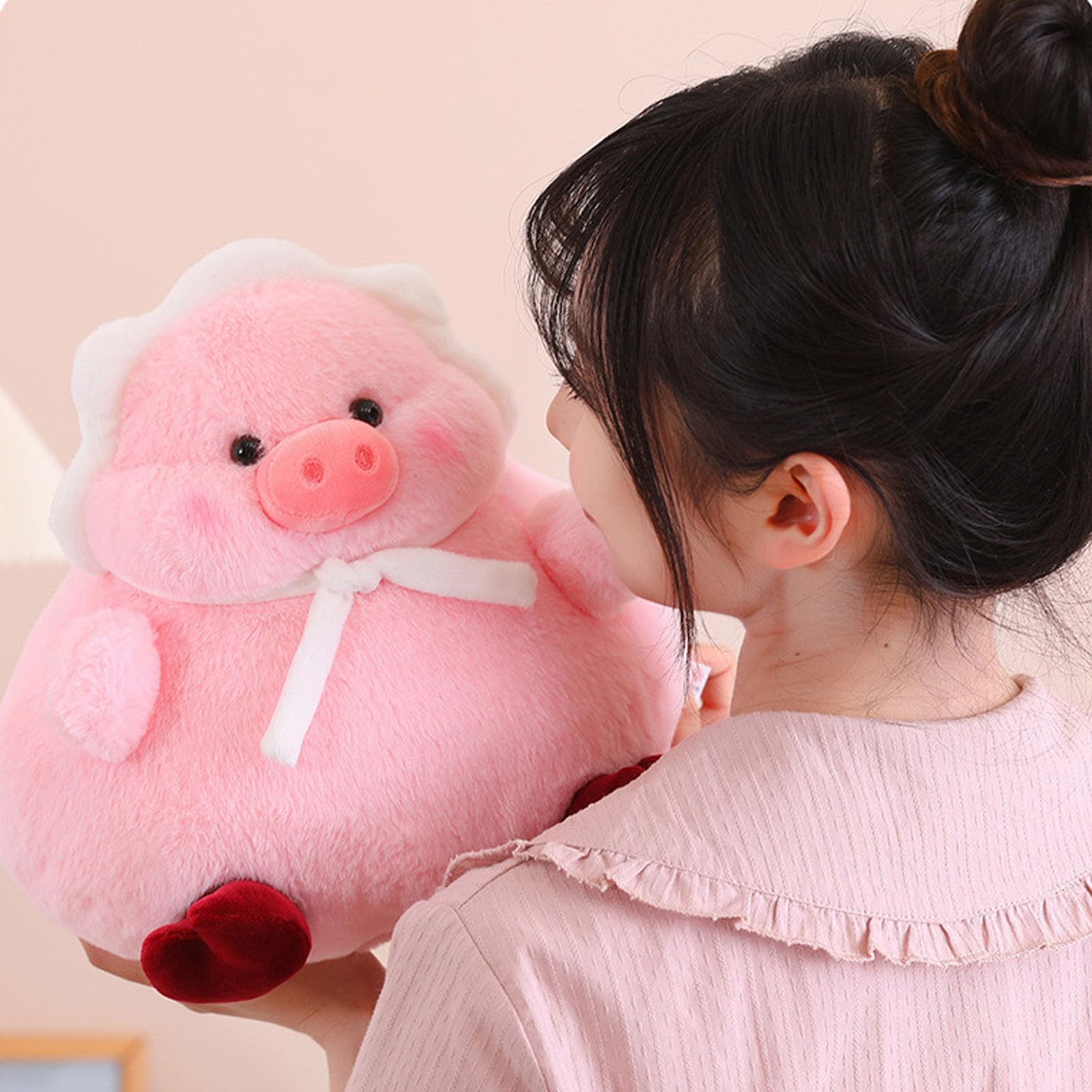 peluche, Peluche di peluche Duck & Hog, simpatico, cuscino for la decorazione domestica(Yellow,40cm)