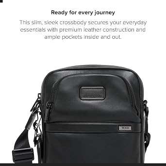 TUMI - Alpha Pocket Bag - Small Travel Crossbody Bag - Shoulder Bag for Men & Women