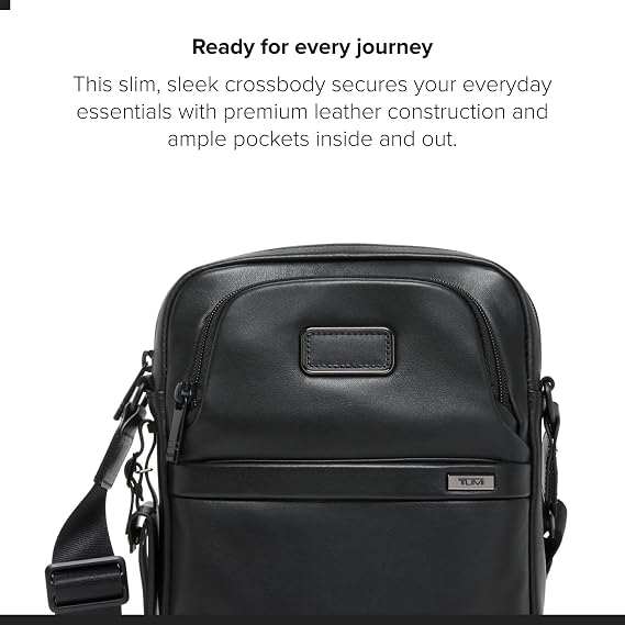 TUMI - Alpha Pocket Bag - Small Travel Crossbody Bag - Shoulder Bag for Men & Women