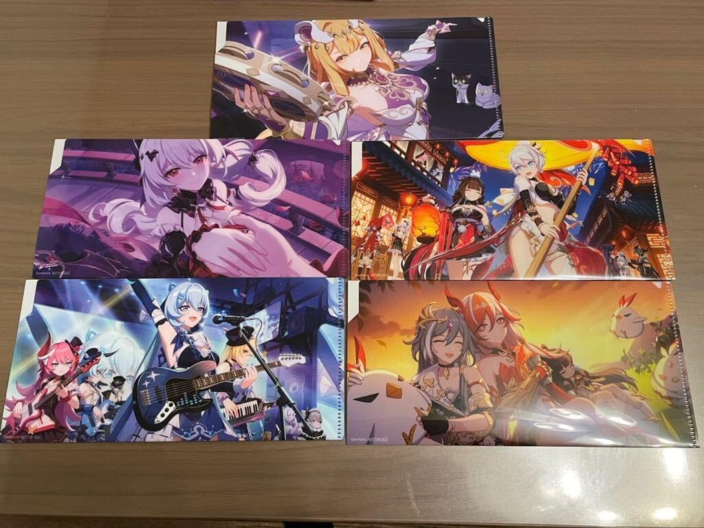 GIGO限定 崩壊3rd チケットファイル クリアファイル GIGO限定】崩壊3rd×GiGO オリジナルチケットファイル 月下