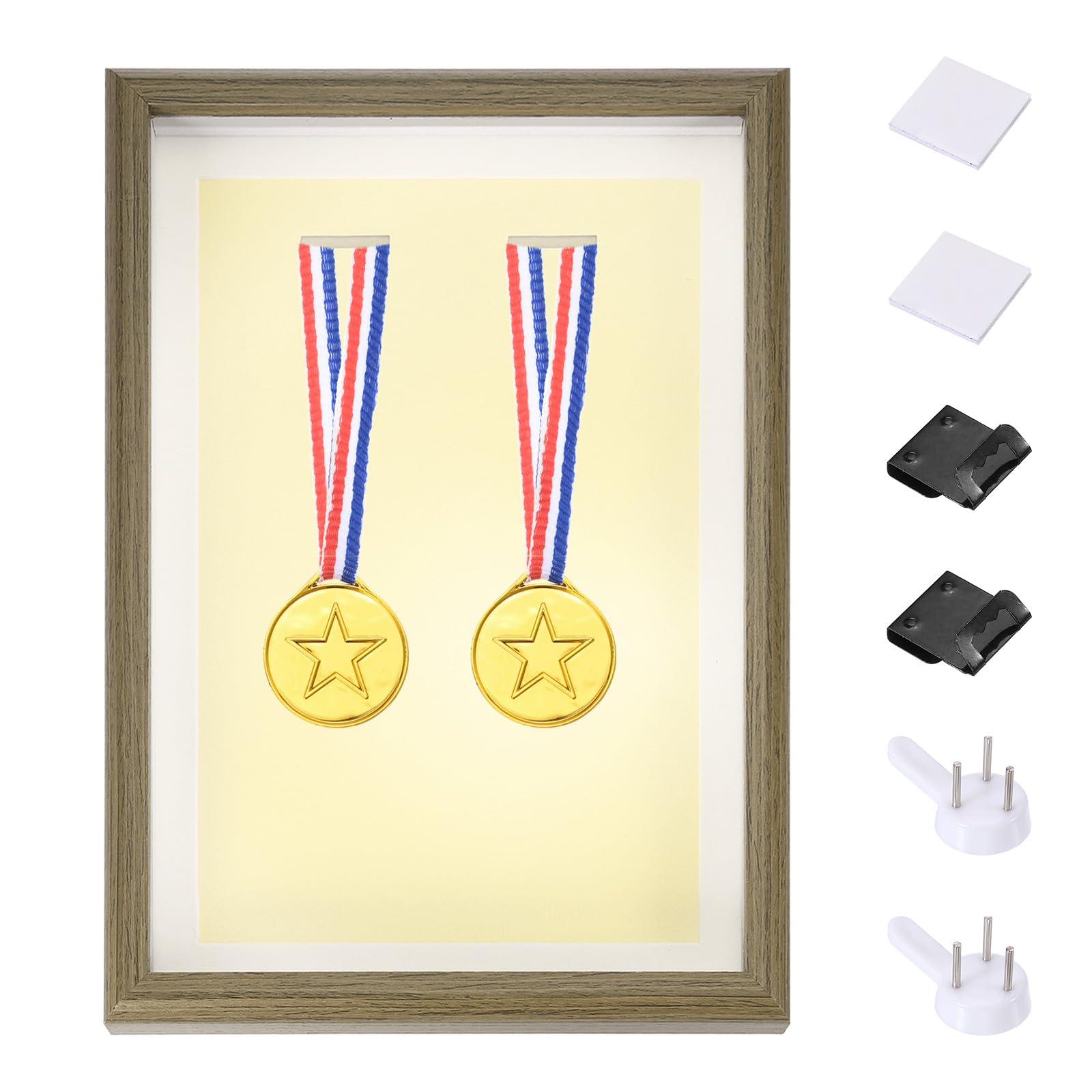 Boîte encadrée ombrée pour décorer le bureau avec vos médailles