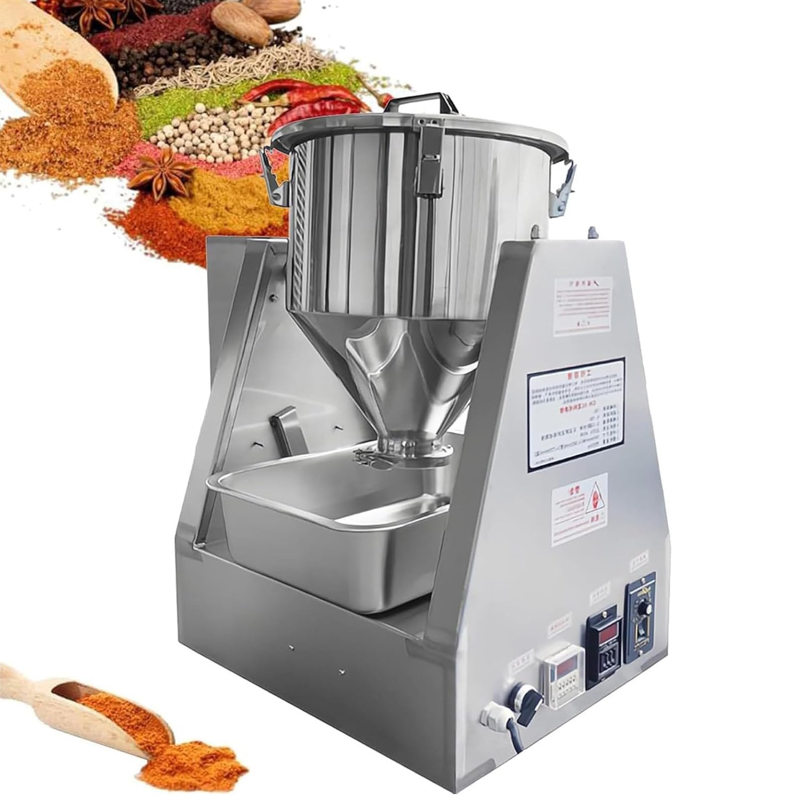Sprzęt do mieszania laboratoryjnego, 5 l/10 l/20 l/30 l/40 l mały mikser do suchego proszku ze stali nierdzewnej, przemysłowy mikser do suchego proszku i materiałów granulowanych, elektryczny mikser