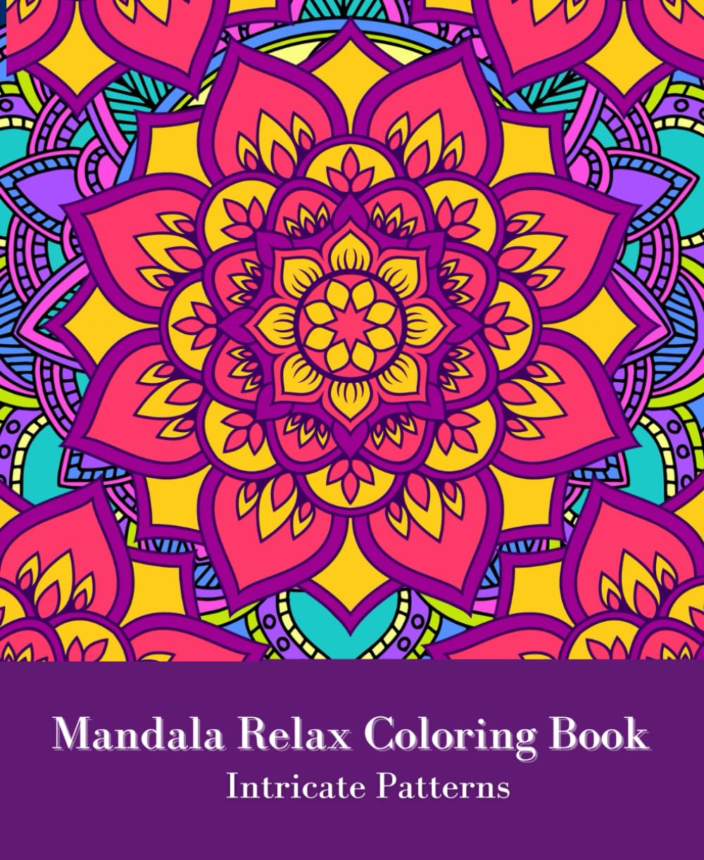 Mandala Relax Coloring Book: Intricate Patterns