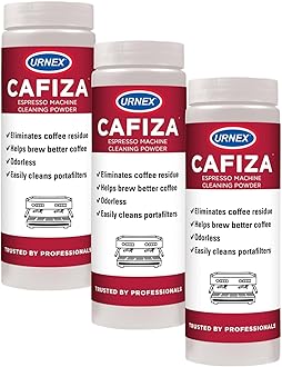 UrnexCafiza Professional Espresso Machine Cleaning Powder 566 Grams - 3 Pack