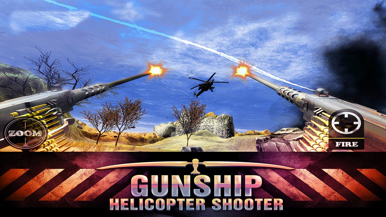 Gunship Helicopter Shooter Air Strike Battle Helicopter Combat Flight