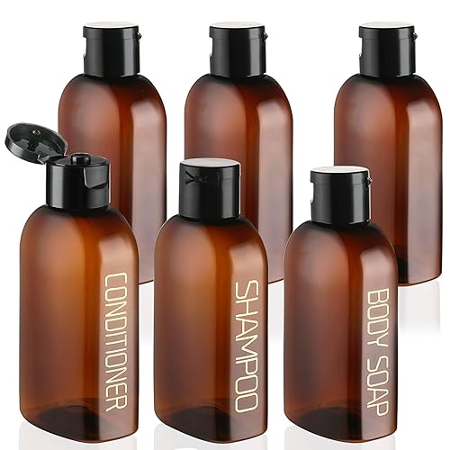 Miniatura 10 de Cosywell Botellas de viaje para artículos de tocador, botellas de champú de viaje, botellas de tamaño de viaje, contenedores de viaje, a prueba