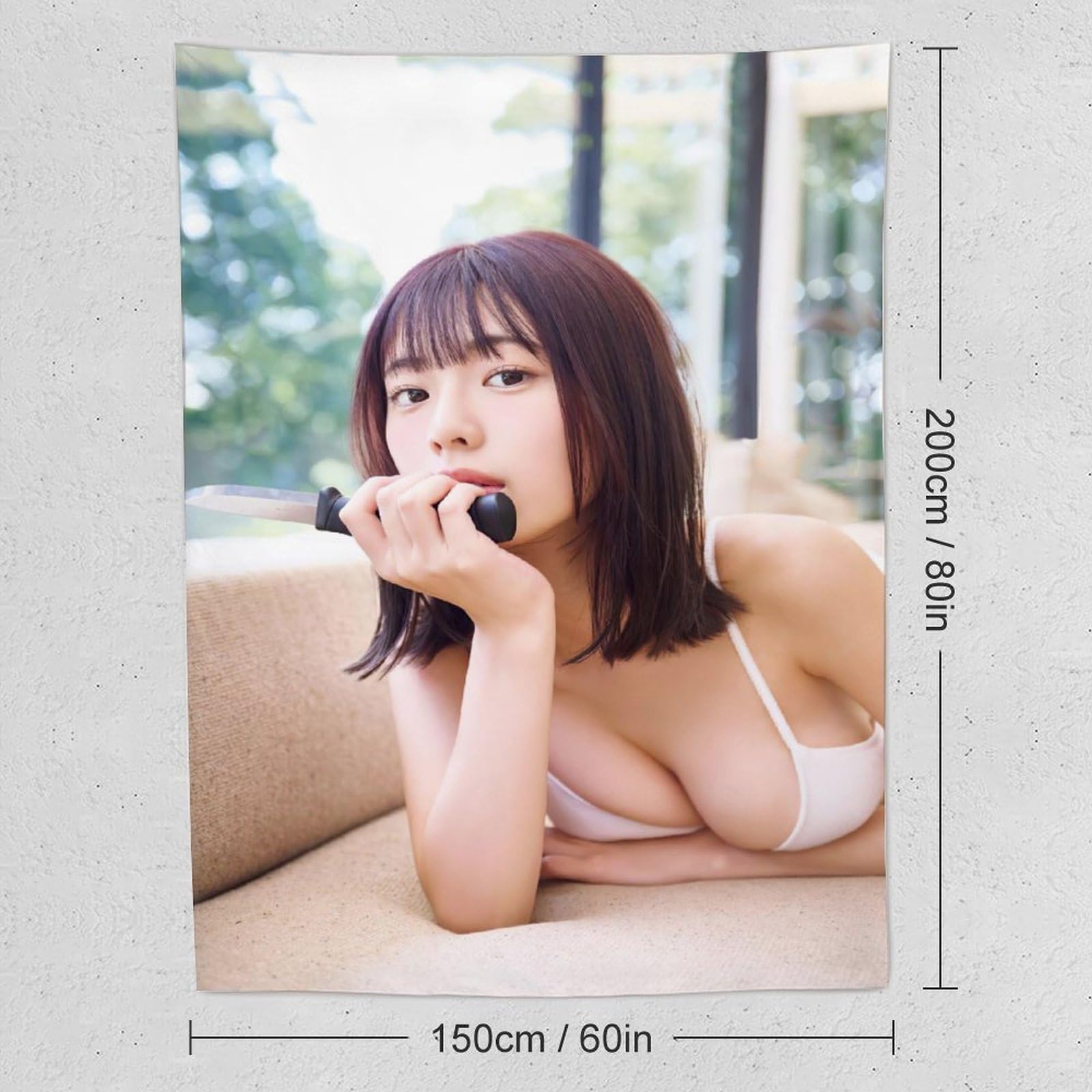 Amazon.co.jp: 菊地姫奈水着写真ポスター タペストリー バスルーム
