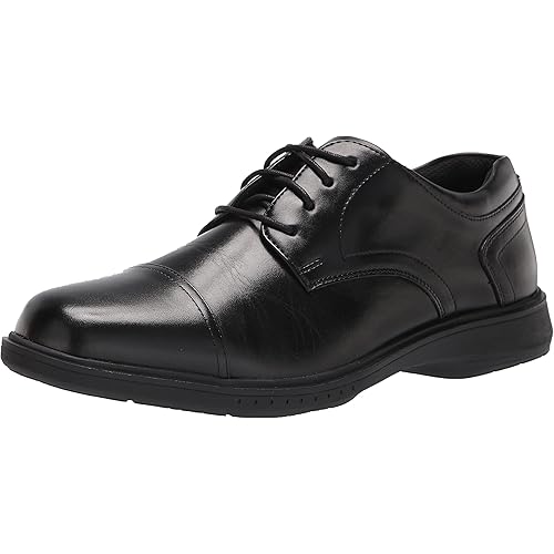 Nunn Bush Men's Pro Cap Toe Oxford with Kore Slip Resistant Comfort Technology