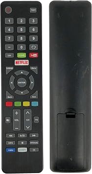 Remote Control Compatible with Element E4SFT5017 for Element E4SFT5017, E4SFT5517, E4SW5518 Smart 4K UHD TVs