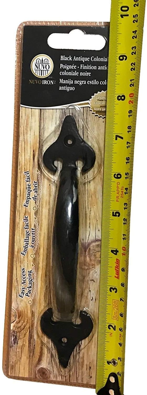 Nuvo Iron Black Antique Colonial Handle, 7"