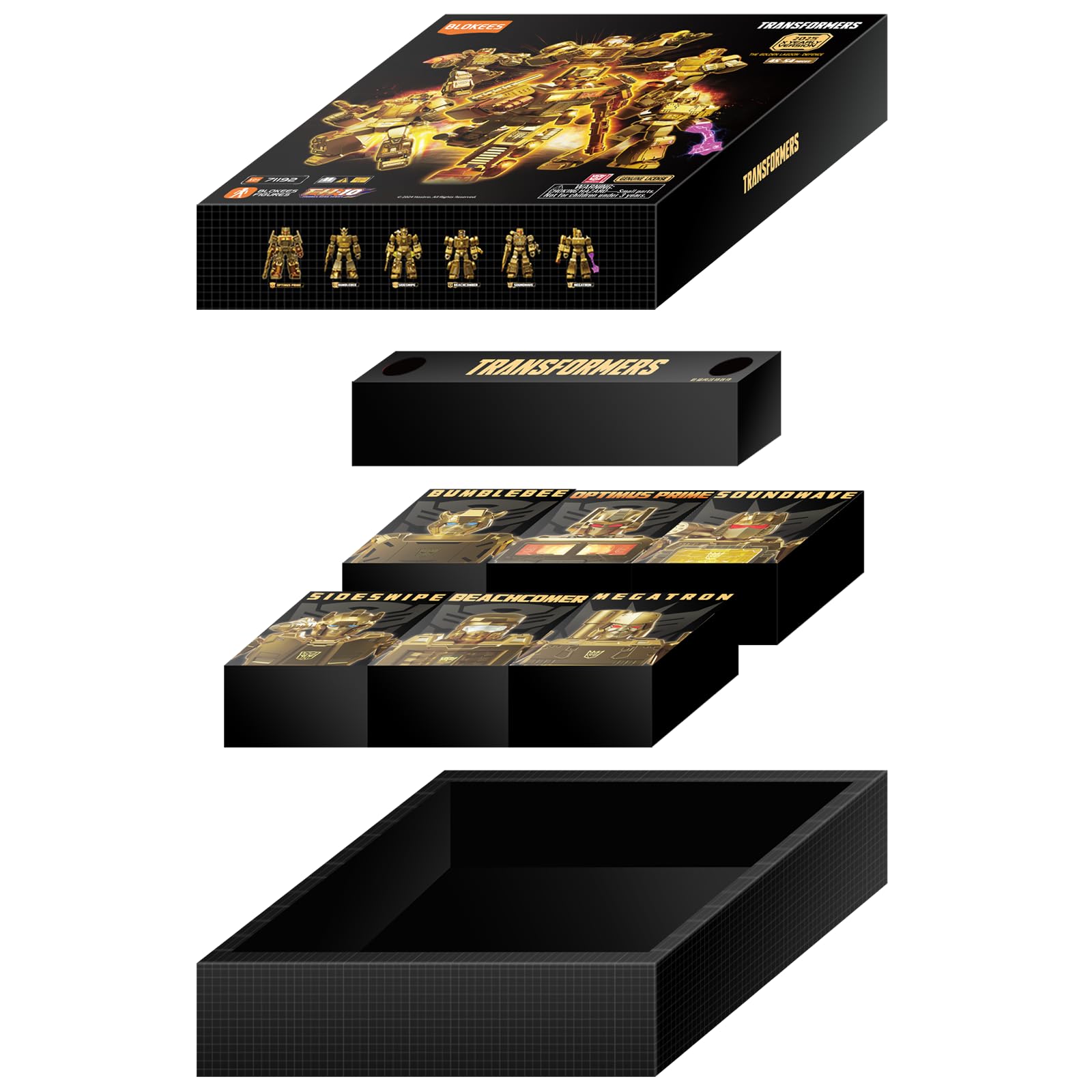 Amazon.com: BLOKEES Transformers Limited Edition Gold