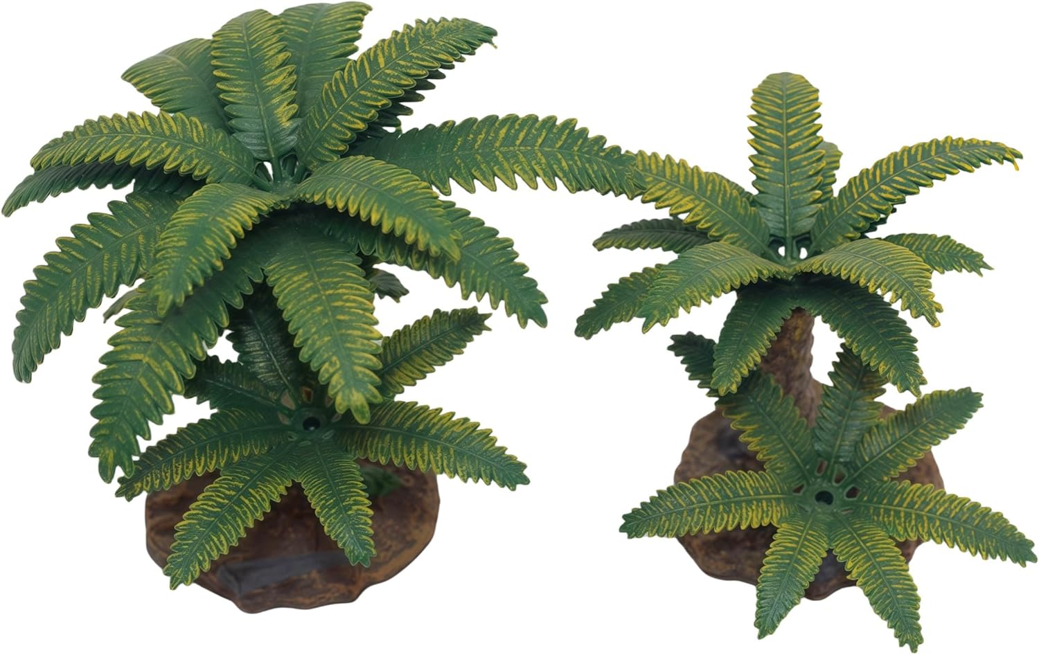 Gemini&Genius Plant Action Figure Toys for Kids Prehistoric Jungle Trees Figure Cycas Toys, Sago Palm Toy-2Pcs DIY Sago Palm Plant Kit, Educational or Decorative Cycas Model