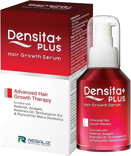 Regaliz Densita Plus Hair Growth Serum | With Redensyl, Anagain & Rosemary Oil | Helps Reduce Hair Fall, Strengthens Hair...