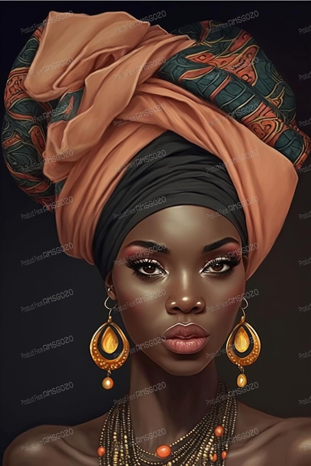 1000 Pieces Jigsaw Puzzles for Kids - African Women - Home Decor - Difficult Puzzles Games & Toys & Gifts