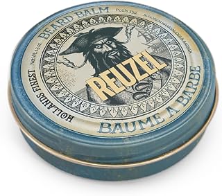 Reuzel Wood and Spice Beard Balm - All-In-One Treatment for a Fresh, Polished Beard - Conditioning, Sculpting, and Shaping Moisturizer with Shea Butter and Argan Oil - Woody Spice Fragrance