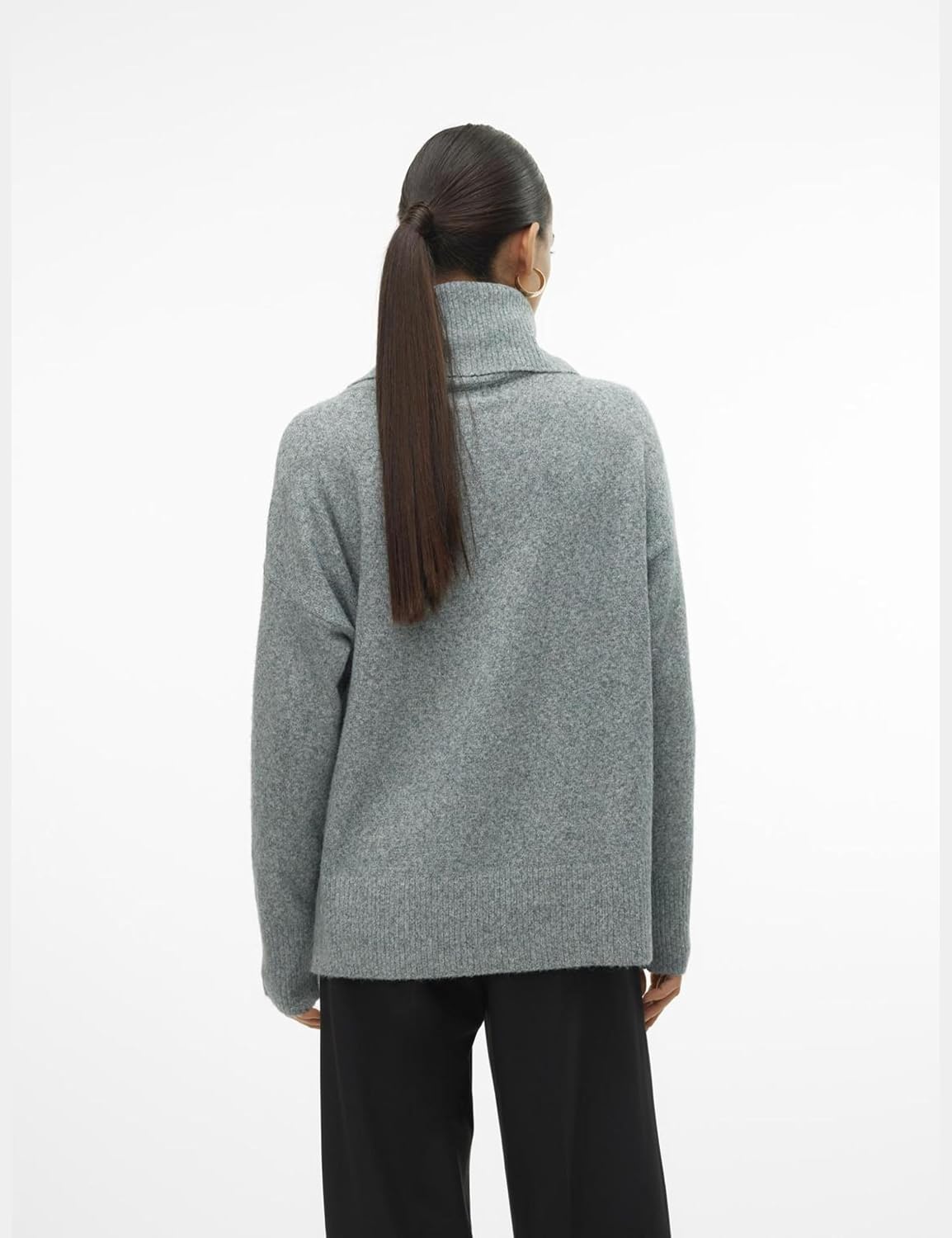 VERO MODA Female Knitted Poncho VMDOFFY Knitted Poncho | Knitted poncho