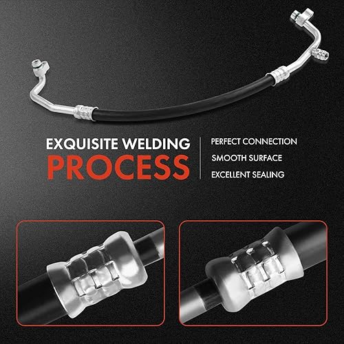 Miniatura 5 de A-Premium Conjunto de manguera de línea de descarga de AC compatible con Subaru Impreza 2012-2016, Crosstrek 2016-2017, XV Crosstrek 2013-2015 2.0L,