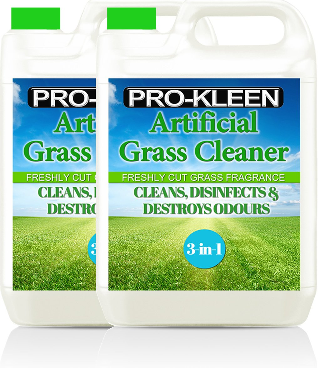 Pro-Kleen Artificial Grass Cleaner Disinfectant Makes 30 Litres - Perfect for Homes with Dogs. Cleans, Deodorises and Leaves a Fresh Cut Grass Fragrance (10 Litres)