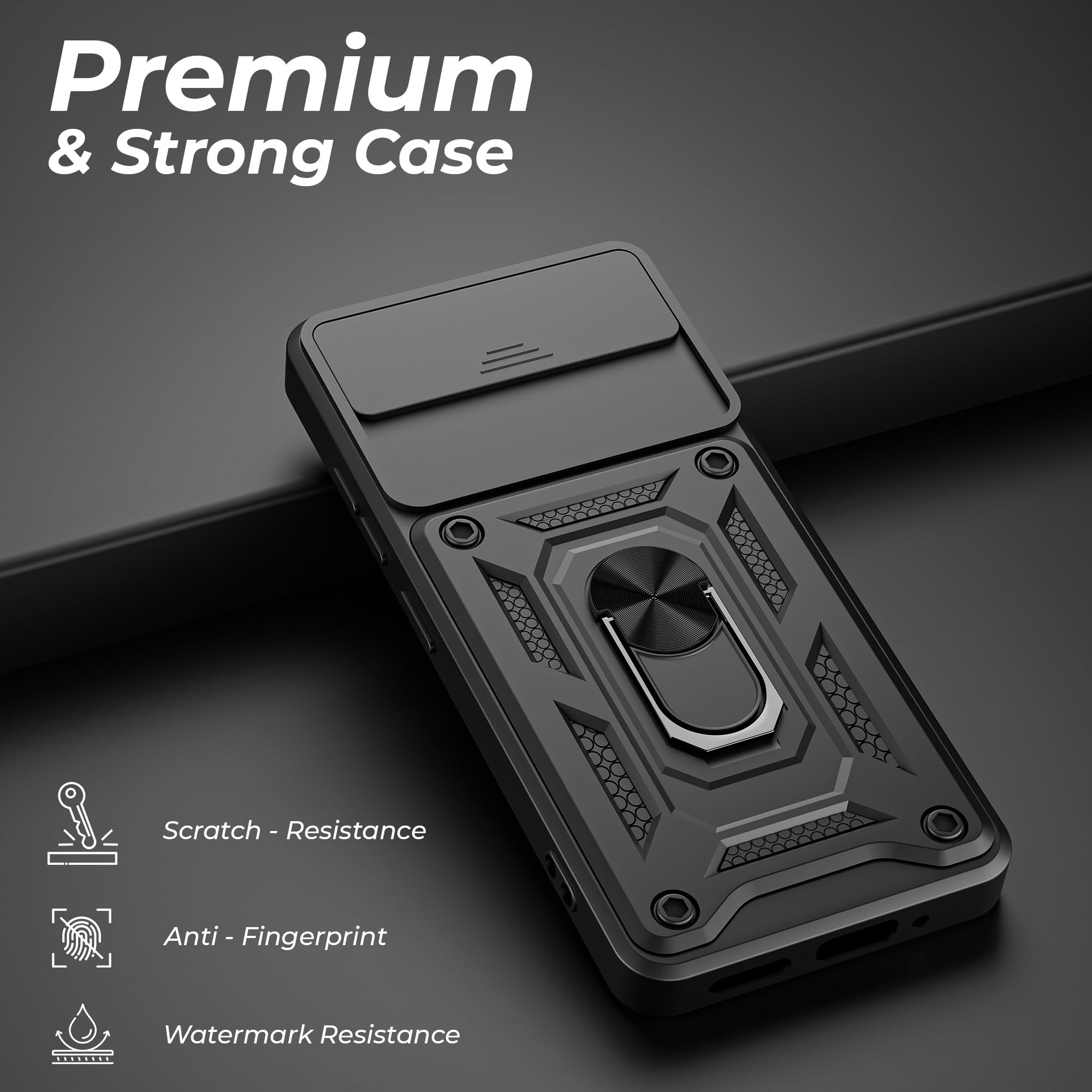 Artistque Armor Case for Realme 16 5G - Ring Stand -3