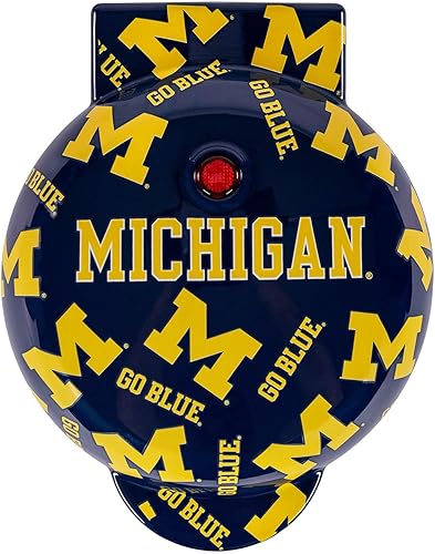 Miniatura 8 de Uncanny Brands Georgia Bulldogs - Mini waflera - Pequeño aparato de cocina Georgia Bulldogs,Michigan Wolverines,Ohio State Buckeyes,Marea carmesí de