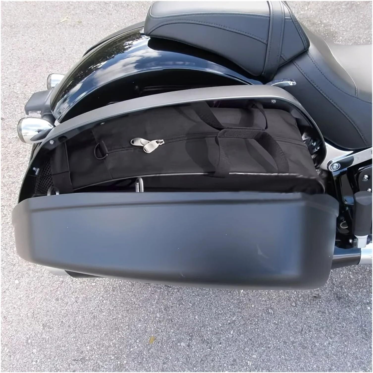 Per Moto Per FLSB Per Softail Sport Glide 2018-Up Per FXLRST Low Rider ST 2022 Coppia Di Borsoni Borsa A Tracolla Singola Borsa Laterale(1pcs)