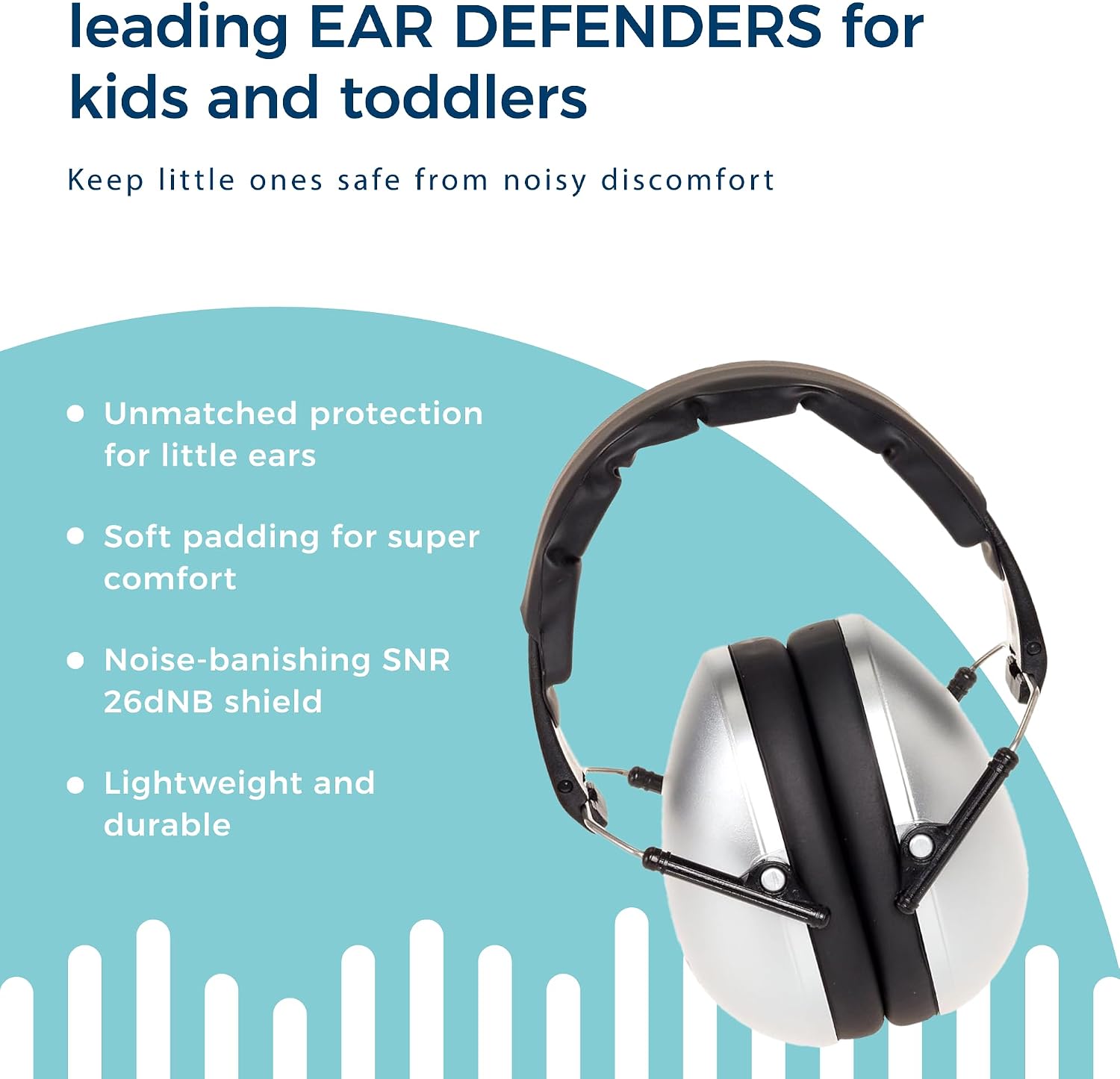 BANZ Kidz Earmuffs 2 Years & Older - Loud Noise Cancelling, Size Adjustable image 4