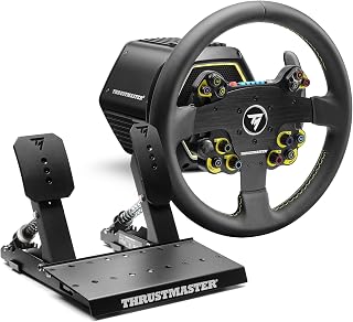 Thrustmaster T818 EVO 32R ペダルセット付きダイレクトドライブレーシングホイール PC用 - Windows T818 ダイレクトドライブ + Evo 32 + Raceline Edition
