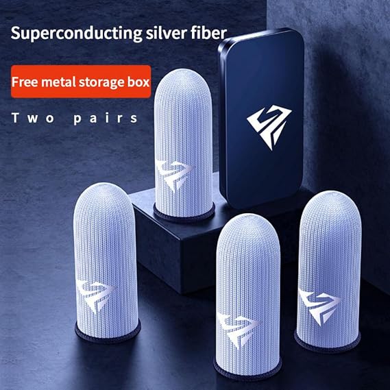 Sweatproof Finger Sleeve Breathable for Mobile Games, Finger Game Controller Gaming Thumb Gloves