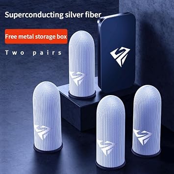 Sweatproof Finger Sleeve Breathable for Mobile Games, Finger Game Controller Gaming Thumb Gloves