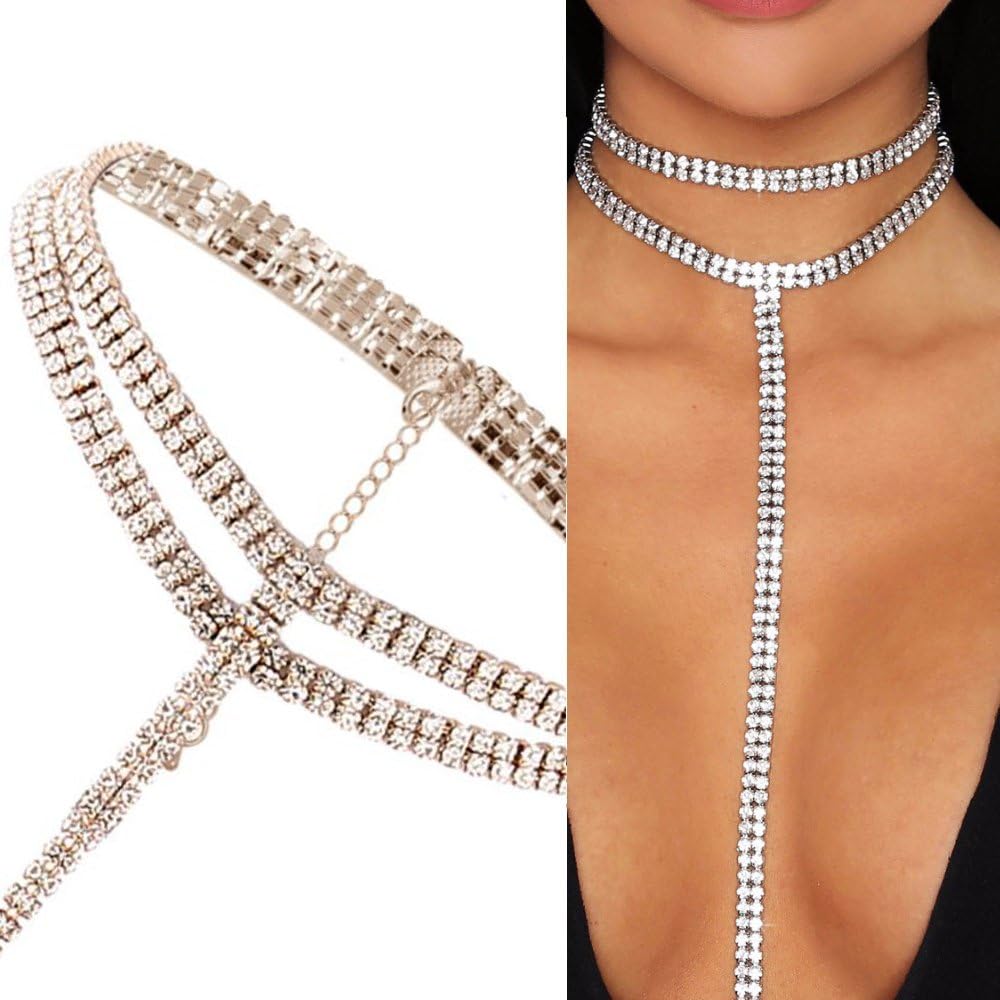 Gadblesjew 12PC Set Choker Set Rainbow Gothic Double Line Henna Tattoo Rubber Classic