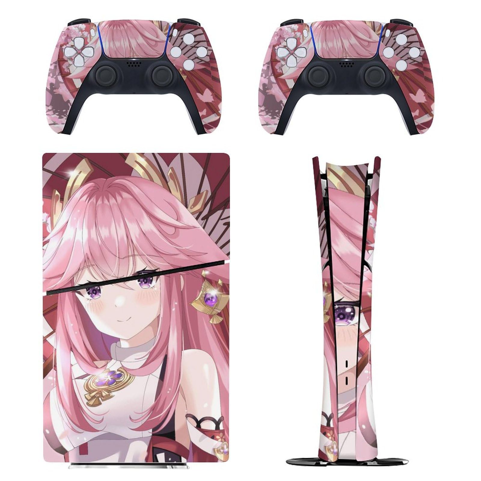 Amazon.co.jp: PS5 Slim スキン 原神 八重神子 スキンシール [デジタル 