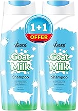 VCare Goat Milk Shampoo for Dry & Damaged Hair | Deep Nourishing | Suitable for All Hair Types | Long-Lasting Softness & Shine | 200ml | Buy 1 Get 1 Free