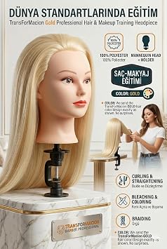 Transformacion Profesyonel Kuaför Saç Makyaj Eğitim Başlığı Altın