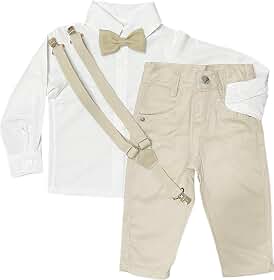 Conjunto Pajem Infantil Criança Roupa Bebê Luxo Batizado Aniversário Manga Longa Frio